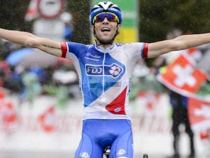 Pinot, vencedor de la quinta etapa del Tour de Romandía.
