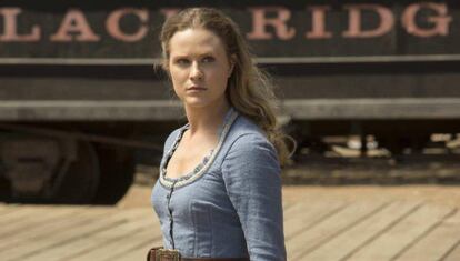 Rachel Evan Wood, uma das protagonistas de &#039;Westwold&#039;, s&eacute;rie da HBO que concorre a 22 pr&ecirc;mios no Emmy 2017. 