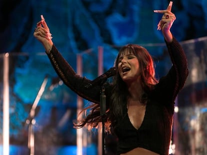 Nathy Peluso en su concierto del Palau de la Música.