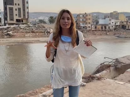 Vídeo | Así está Derna, la ciudad libia en la que la riada arrasó los edificios que había en su camino y a sus habitantes