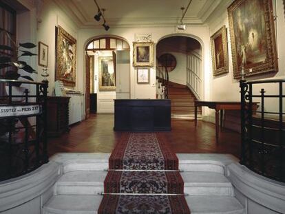 Vest&iacute;bulo de acceso a la casa museo de Gustave Moreau en Par&iacute;s. 