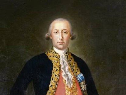 Retrato del militar Bernardo de Gálvez atribuido a Mariano Salvador Maella.