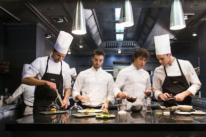 Jordi Cruz en el restaurante Àbac.