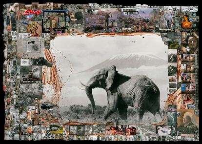 Nieves del Kilimanjaro, 1984/2008. Imagen del monográfico titulado Peter Beard que publicará la editorial Taschen a finales de abril.