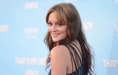 La actriz Leighton Meester en el estreno de la película 'Ese es mi hijo' en California en 2012.