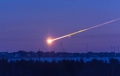 El meteorito de Cheli&aacute;binsk (Rusia), en 2013
