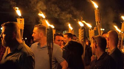 Grupo racista em Charlottesville