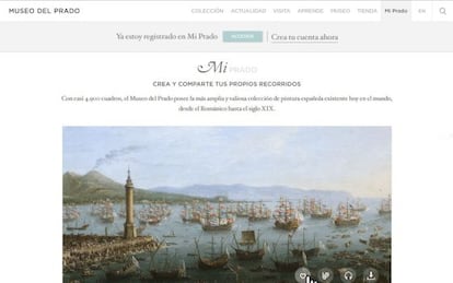 Web del Museo del Prado.