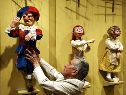 Marionetas en el Museo Iberoamericano del T&iacute;tere de C&aacute;diz.