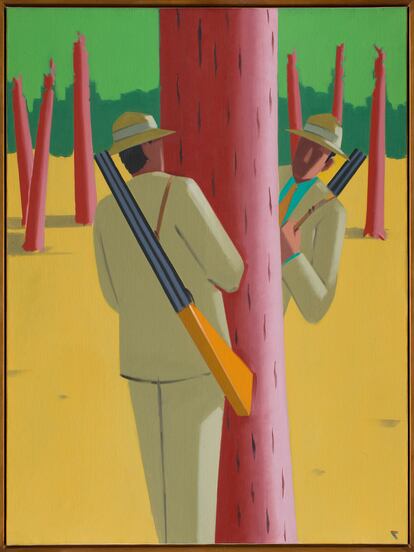 'Los cazadores', de Andrés Rábago, en la galería Veta by Fer Francés.
