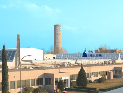 Vista de la planta de Farmasierra en San Sebastián de los Reyes, Madrid.