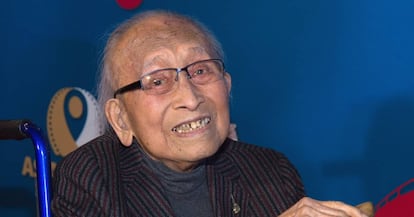 Tyrus Wong en una imatge d'aquest 24 d'octubre.