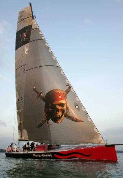 El 'Piratas del Caribe', durante la Volvo 2005-2006.