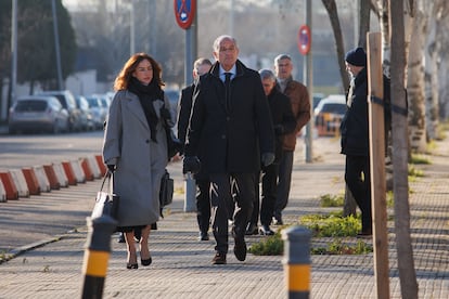 Francisco Camps, expresidente de la Comunidad Valenciana, llegaba a la Audiencia Nacional el 30 de enero.