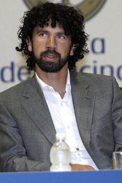 El presidente de la Asociación de Futbolistas Italianos, Damiano Tommasi.