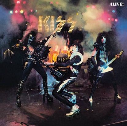 Portada del disco ‘Alive!’, de Kiss. 