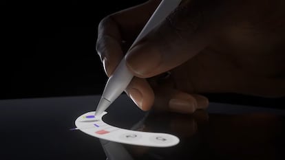 uso del stylus Apple Pencil Pro