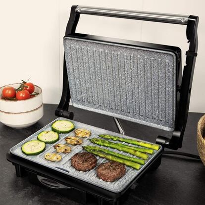 Esta es la parrilla eléctrica más vendida en Amazon que sirve para todo tipo de alimentos