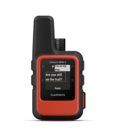 El comunicador inReach Mini 2 de Garmin.