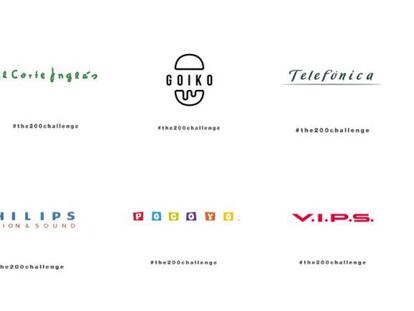 Logos de empresas que han espaciado sus letras.