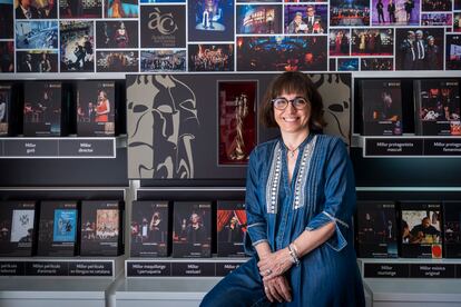 Judith Colell, nueva directora de la Academia del Cine Catalá, el lunes en la sede de la institución.