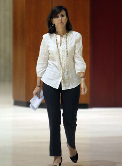 María Emilia Casas, en la presentación de la Memoria de 2008.