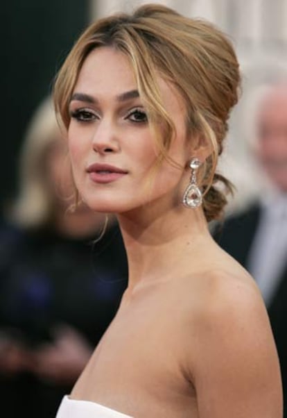 La actriz Keira Knightley, en la ceremonia de entrega de los Globos de Oro, el pasado 16 de enero.