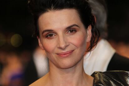 La actriz francesa Juliette Binoche, en la presentación en Cannes de <i>Copia conforme</i>.