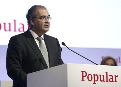 El presidente ahora en funciones de Banco Popular, Ángel Ron. EFE/Archivo