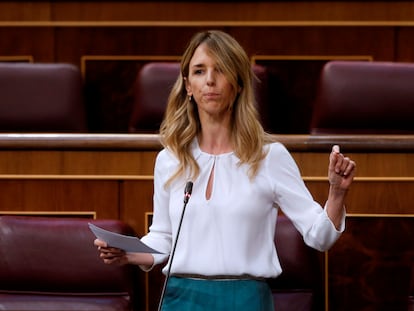 Cayetana Álvarez de Toledo, en el Congreso de los Diputados.