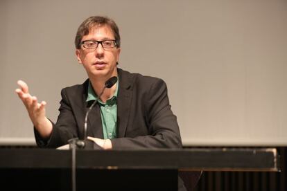 Ferran Barenblit, nuevo director del Macba, este viernes.