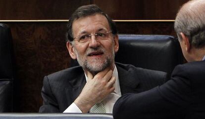 El presidente del Gobierno, Mariano Rajoy, el pasado 29 de abril en el Congreso.