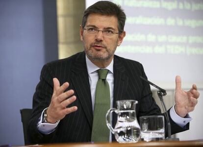 Rafael Catal&aacute;, ministro de Justicia