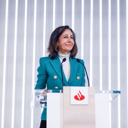 La presidenta del Banco Santander, Ana Patricia Botín