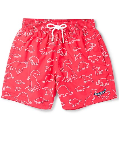 Bañador con estampado de dinosaurios de la firma LimoLand. Está disponible en Mr Porter. (170 euros).