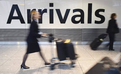 Una imagen del aeropuerto de Heathrow, en Londres