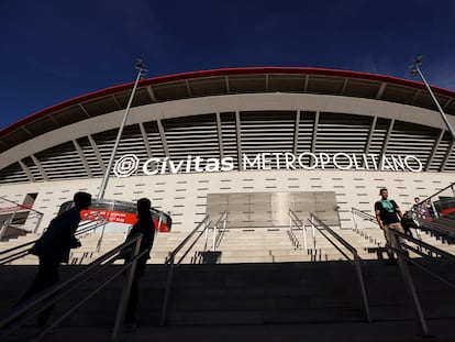 Civitas patrocina el estadio del Atlético de Madrid.