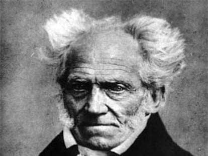 Arthur Schopenhauer (1788-1860), fotografiado por Johann Schäfer en 1859.