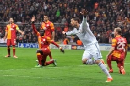 Cristiano, tras marcar al Galatasaray en Estambul el curso pasado.