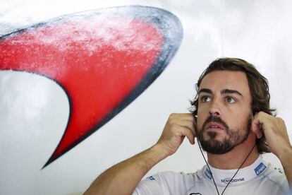 Alonso, este viernes en Suzuka.