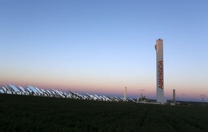 Planta solar de Abengoa.