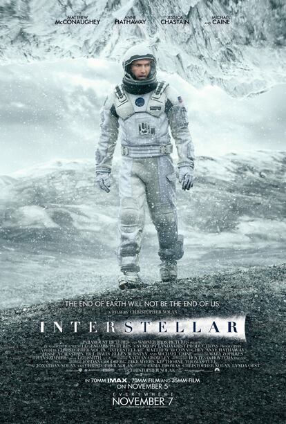 “‘Interstellar' is a project with a lot of production value. For films like this, studios make a lot of posters," admits Matilla.