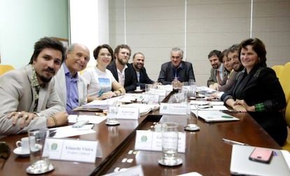 Representantes do Movimento Estelita do Brasil e dirigentes do Ministério da Cultura reuniram-se para discutir a situação do Cais Estelita