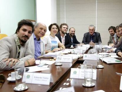 Representantes do Movimento Estelita do Brasil e dirigentes do Ministério da Cultura reuniram-se para discutir a situação do Cais Estelita