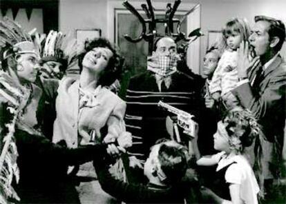 José Luis López Vázquez, en una imagen de <i>La gran familia.</i>