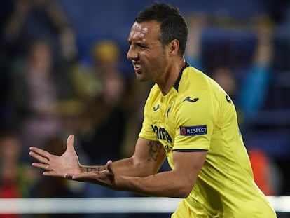 Cazorla, durante un partido de esta temporada con el Villarreal.