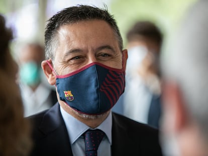 El presidente del Fútbol Club Barcelona, Josep María Bartomeu.