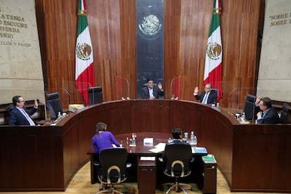 Sala Superior del Tribunal Electoral del Poder Judicial de la Federación (TEPJF), el 8 de marzo de 2023.