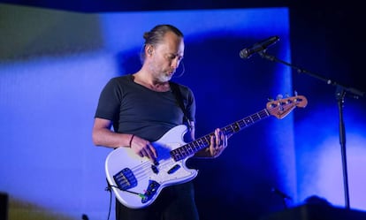 Thom Yorke durante su concierto en BBK Live de Bilbao.