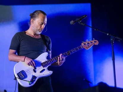 Thom Yorke durante su concierto en BBK Live de Bilbao.